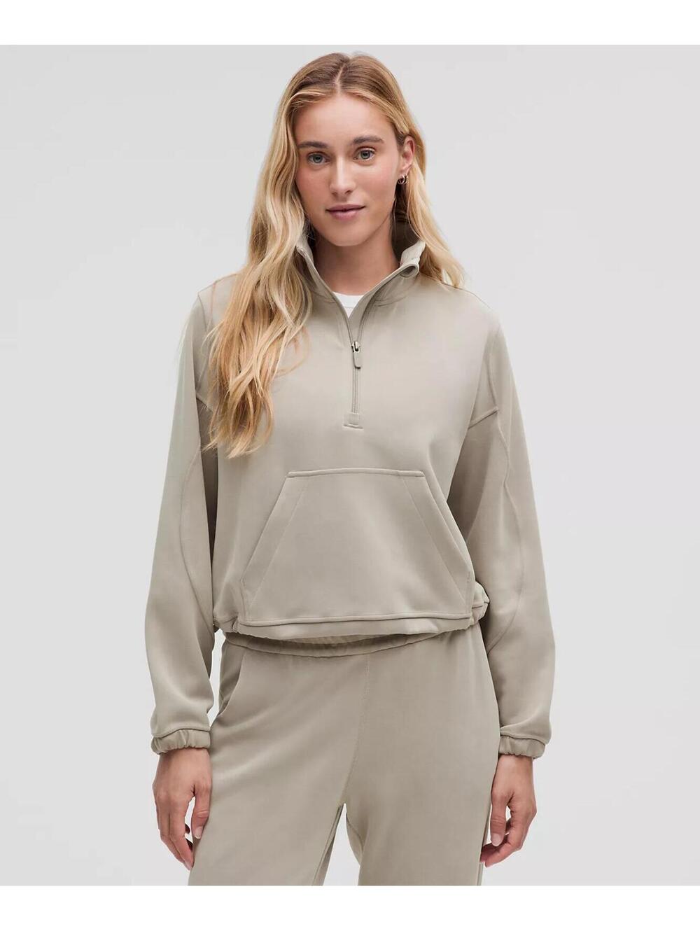 Lululemon Brushed Softstreme Half Zip pullover